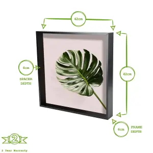 Nicola Spring - 3D Deep Box Photo Frame - 16 x 16"