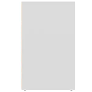 Berkfield Shoe Cabinet White 52.5x30x50 cm