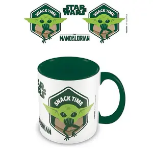 Star Wars: The Mandalorian Snack Time Mug White/Green (One Size)