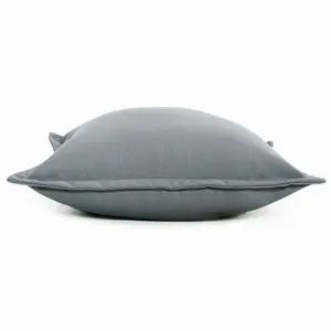 Homescapes Grey Plain Outdoor Cushion 45 x 45 cm, Set of 2