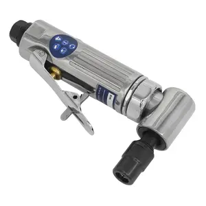 Sealey 90 Angle Air Die Grinder With Aluminium Body & Trigger Silver SA674