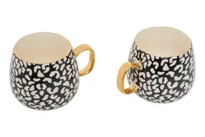 Maison by Premier London Leo Set Of Two Mugs