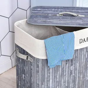 Laundry Bin Grey