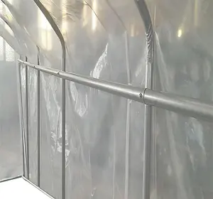 5m x 3m (17' x 10' approx) Extreme Clear Polythene Poly Tunnel