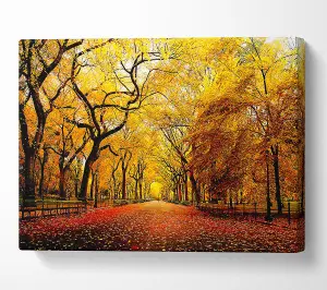 Wide Alley Canvas Print Wall Art - Medium 20 x 32 Inches