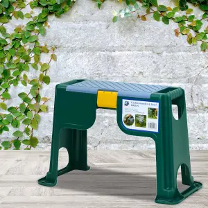 Portable 3in1 Garden Kneeler Foam Knee Seat Tool Box Storage Stool