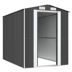 Berkfield Garden Shed Anthracite 192x274x223 cm Galvanised Steel