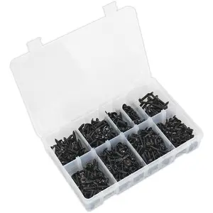 Comprehensive 700 Pack Self Tapping Screw Assortment for Metal Fixings