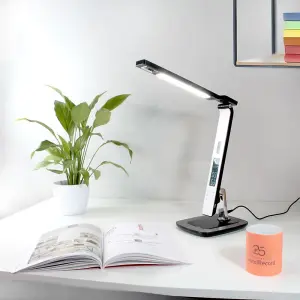 Luminosa Rai LED Desk Lamp with Alarm 10W