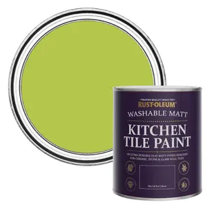 Rust-Oleum Key Lime Matt Kitchen Tile Paint 750ml