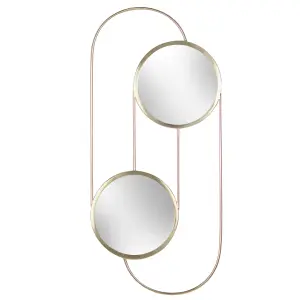 Paoletti Abstract Double Wall Mounted Mirror