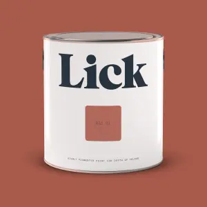 Lick Red 01 Matt Emulsion paint, 2.5L