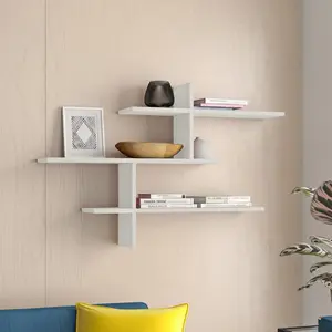 Felicia 3 Piece Floating Shelf White