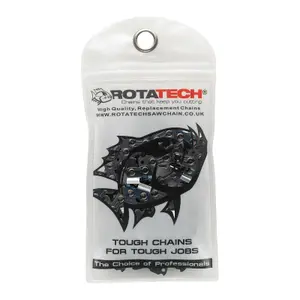 12" 30cm Rotatech Chainsaw Chains. 3/8" LP Pitch, .043" Gauge, 44 DL Drive Links