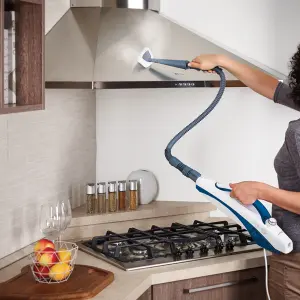 Polti Vaporetto SV460 Double 2-in-1 Steam Mop with Handheld Steam Cleaner, 17 Accessories