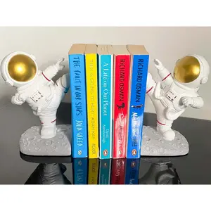 Karate High Kick Martial Arts Astronaut Bookends