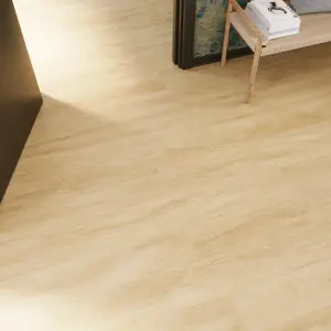 GoodHome Lulea Pure Natural Wood effect Laminate Flooring Sample