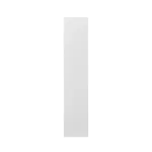 GoodHome Stevia Gloss white Slab Tall larder Cabinet door (W)300mm (H)1467mm (T)18mm