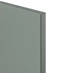 GoodHome Ashmead Matt reed green Shaker Highline Cabinet door (W)150mm (H)715mm (T)16mm