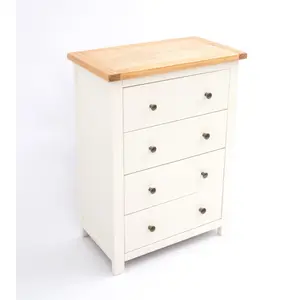 Maggiori 4 Drawer Chest of Drawers Brass Knob