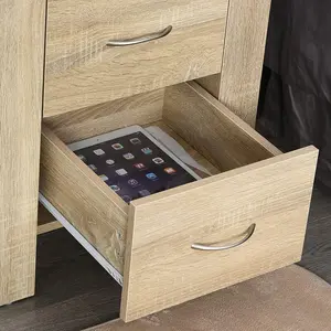 Hopkint 2 Drawer Bedside Table Natural