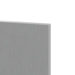 GoodHome Alpinia Matt Slate Grey Painted Wood Effect Shaker Standard End support panel (H)870mm (W)590mm