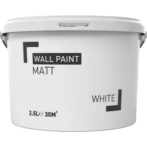 White Matt Emulsion paint, 2.5L