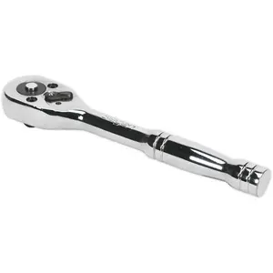 High-Performance 45-Tooth Flip Reverse Ratchet Wrench - 1/4 Inch Drive with Pear Head Design