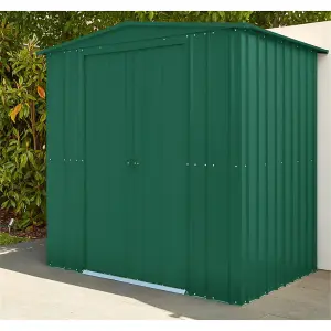 6 x 4 Apex Metal Garden Shed - Heritage Green (6ft x 4ft / 6' x 4' / 1.8m x 1.2m)