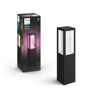 Philips Hue Impress White & Colour Ambiance LED Smart Outdoor Pedestal Light