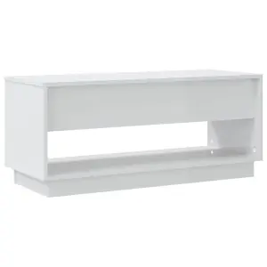 Berkfield TV Cabinet High Gloss White 102x41x44 cm Engineered Wood