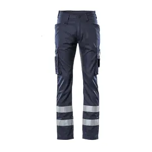 Mascot Frontline Service Trousers with Reflective Tape (Dark Navy)  (33.5) (Leg Length - Long)