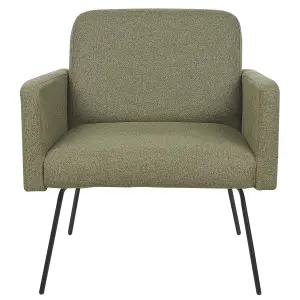 Armchair NARKEN Fabric Olive Green