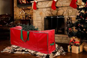 Christmas Tree Storage Bag - Stores Up To 9 Foot Disassembled Artificial Xmas Tree