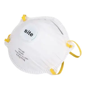 Site P2 Valved Disposable dust mask SRE445, Pack of 2