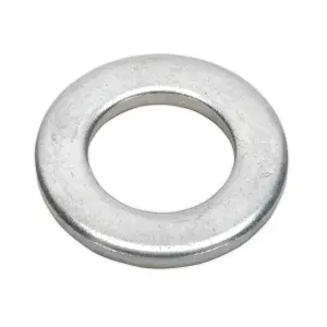 Sealey Flat Washer M16 x 30mm Form A Zinc DIN 125 - Pack of 50 Silver FWA1630