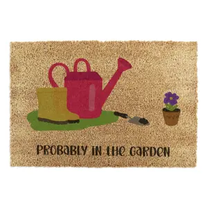 Probably In The Garden Doormat (90 x 60cm)