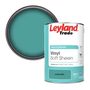 Leyland Trade Vinyl Soft Sheen Walls & Ceilings Emulsion Paint (S 3040-B50G) - 5L