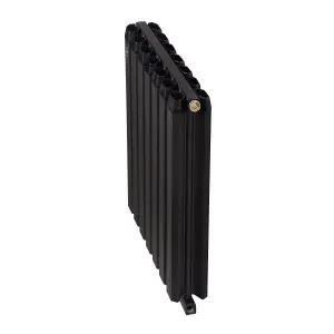 Aluminum Radiator Compatible with Heat pump. Model "Onyx" Black. 500.500mm.BTU/hr2682