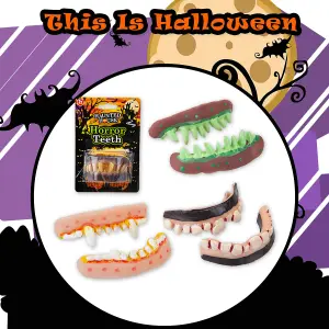 Halloween Horror Teeth 1 Piece Mystery Bag , 16cm MultiColour