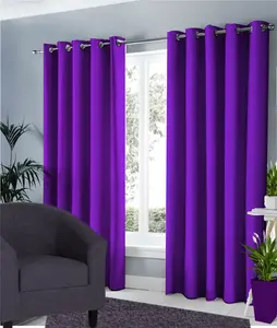 Ring Top Thermal Blackout Curtains - 90x90 Inches