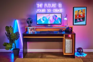 Rest Relax Avatar Gaming Desk with RGB LED Lights