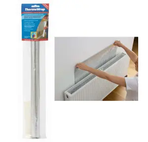 Thermawrap Radiator Heat Reflective Foil 4m x 500mm, Energy Saving, 2-4 Rads