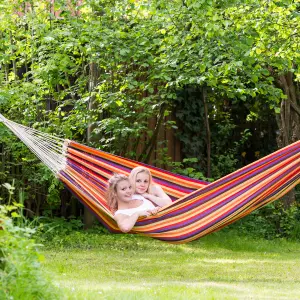 Paradiso Family Sized Garden Hammock - Tropical