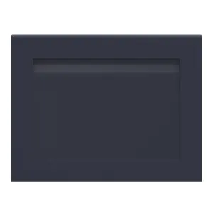 GoodHome Garcinia Integrated handle Matt navy blue Shaker Appliance Cabinet door (W)600mm (H)453mm (T)20mm