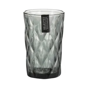 Gemstone 340ml Highball Glass (Set of 2) Grey