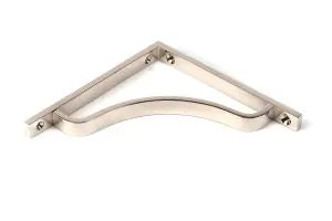 Polished Nickel Abingdon Shelf Bracket (150mm x 150mm)