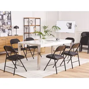 Ayveri Upholstered Dining Chair (Set of 4) Black