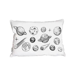 Set Of Space Objects Planets, Stars (Outdoor Cushion) / 30cm x 45cm