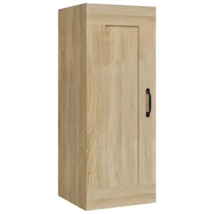 Berkfield Hanging Cabinet Sonoma Oak 35x34x90 cm Engineered Wood